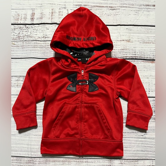 Under Armour Other - Under Armour Baby Boys Full Zip Hoodie Size 24 Months
